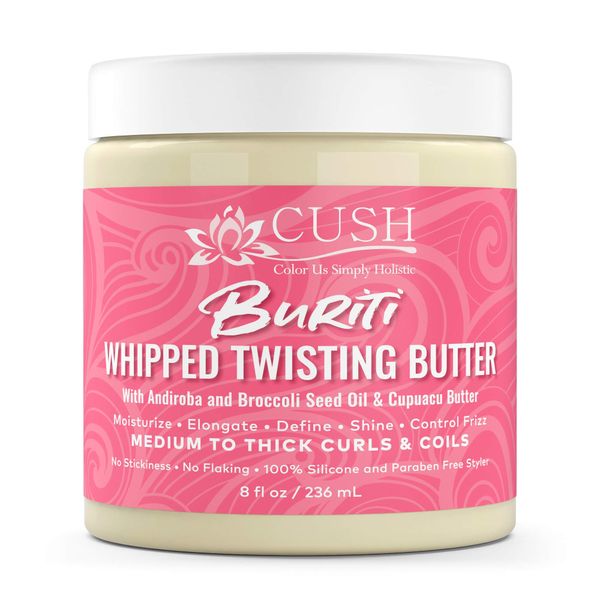CUSH Cosmetics Buriti Whipped Twisting Butter (Deep Conditioner) 8 oz