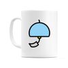 WeDoMugs Wind Chime Graphic Icon Ceramic 11oz Coffee Tea Gift Mug Cup