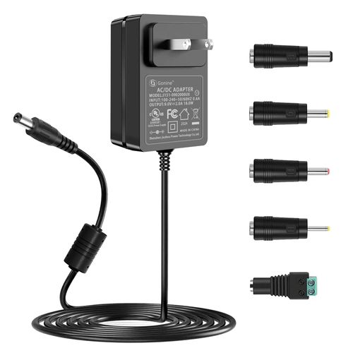 9V 2A AC Adapter Power Supply Cord UL Listed, 100V -240V AC to DC 9Vdc fit for 9Volt 2A 2000mA 1.5A 1500mA 1A 1000mA 0.5A 500mA Devices. (NOT Battery Charger).