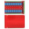 Relay Board 12 V, 16 Channel Relay Module Interface Board High Low Level Trigger DC 5/12/24V Interface Board with Many Channels Relay Module (DC12V)
