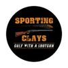 Sporting Clays – Golf mit Schrotflinte im Retro-Stil PopSockets mit austauschbarem PopGrip