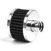 2Pcs Black 1" Push In Vent Filter for Valve Cover 1" Extra Flow Breather