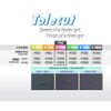 Tolecut PSA Full Sanding Sheets, Pink K-1500, 191-1513, 25 Sheets