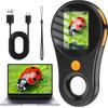 Portable Microscope with 8 LEDs 500x Mini Microscope with Optical Magnifier Gift