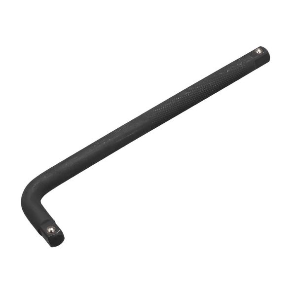 sourcing map Socket Wrench, 1/2" Drive Square End L Shape Extension Handle (300mm Long)