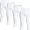 con-ta Herren-Unterhose, 3/4-lang 4er-Pack Feinripp weiß Größe 6