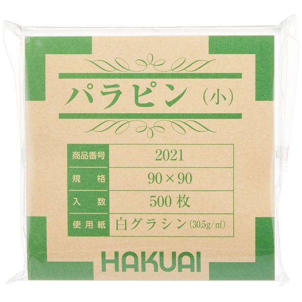 Hakuaisha Medicinal Packaging Paper, Parapin, Small, 500 Sheets