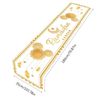 BELOWSYALER Eid Table Runner Table Setting Ramadans Decoration Dining Table Decor Handmade Table Cover For Home 2024 Islamic Muslims Table Runner