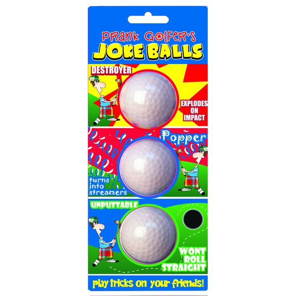 Longridge Triple Trouble Golf Joke Balls