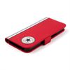 CONVERSE iPhone 13 iP13-CV15 Uncle Patch & Stripes Book Type Case Red