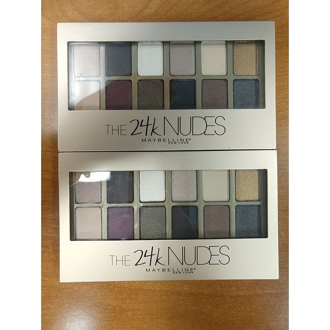 2 Pack: Maybelline The 24K Nudes Eyeshadow Palette - (N4466)