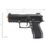P320 Heavyweight Polymer Spring Powered Airsoft Pistol (Color: Black)