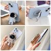 Smartphone Ring, Stylish, Smartphone Stand, Tabletop, Astronaut (Black)