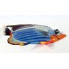 Hand Painted Tropical Fish Blue Wave 8" Replica Wall Mount Decor Plaque