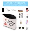 Hamilton King George III Funny Gift Makeup Bag for Lover (Dat Da Makeup EU)