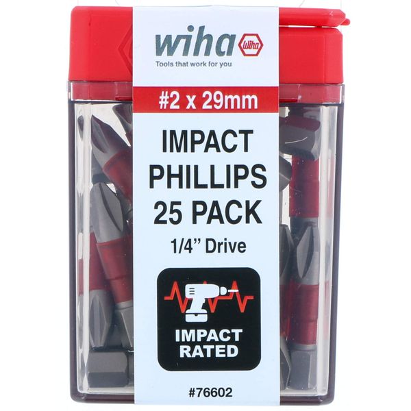 Terminator Impact Phillips Insert Bit Pack, 25 Piece