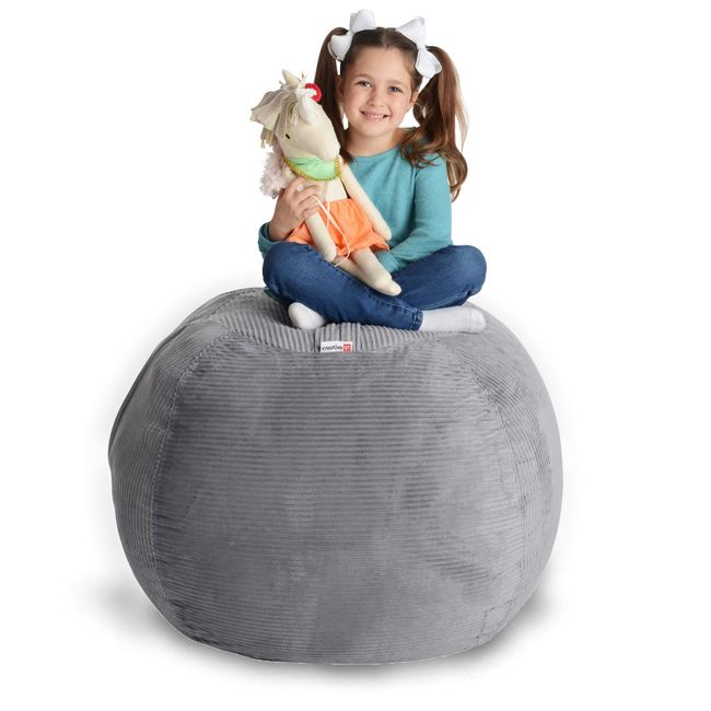 Creative qt Stuffed Animal Storage Bean Bag Chair - Extra Large Stuff 'n Sit