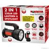New 2 in 1 LED Torch & Spotlight 250LM Work Security Light Lantern Rotating Handle | Multi-Function Switch | Folding Carry Handle