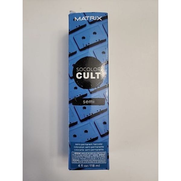 Matrix SoColor Cult Semi Permanent Hair Color, Retro Blue, 4oz
