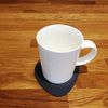 Pebble Shaped Coaster Set - Graphite Grey - Set of 6