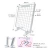 Net Stand Resin Display Store Fixture Storage POP (White)