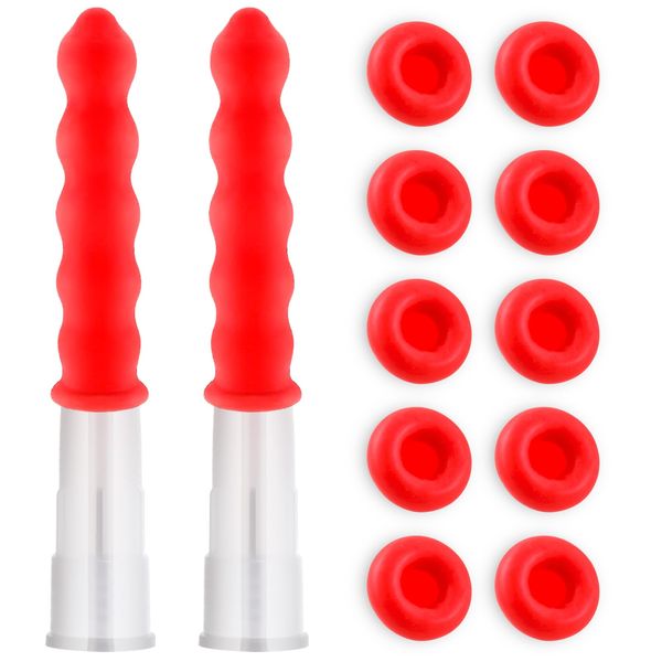 Caulk Cap Caulk Saver Cap Caulk Finishing Tool Caulk Saver Caps Caulking Tube Covers Tube Caps for Sealing and Preserving, Red (35 Pieces)