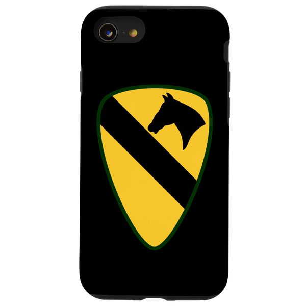 iPhone SE (2020) / 7 / 8 1st Cavalry Division Patch - 1st CAV Black Case