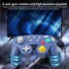 HaeKap Purple Wireless Controller for Nintendo Switch, Wireless Pro Controller for Nintendo Switch/PC/Steam, Feature One-Button Wake Up, 6-Axis Gyro Motion, Turbo & Auto Turbo Function