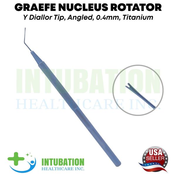 Graefe Nucleus Rotator Y Dialor Titanium Premium Surgical Ophthalmic Instruments