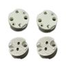 4X Mr16 Gu5.3 Base Socket Wire Connector Halogen LED Lamp Light Ceramic Holder Bulb Base Socket Lamp Holder 250V 100W