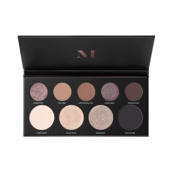 Morphe Makeup Palette - Power Multi-Effects Palette with Mattes, Shimmers, Duochromes & Silk Slip Toppers - Made to Build, Blend & Layer for Everyday Versatile Makeup Looks - Lunarious (0.65 oz)