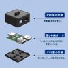 YFFSFDC USB 2.0 Switch Selector USB KVM Switcher Adapter Bi-Directional USB Sharing Switch 2 in 1 Output / 1 Input 2 Output USB2.0 Switcher Quick Switch One Key Two Computer Sharing Keyboard Mouse