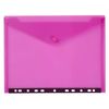 Snopake A4 Electra Polyfile RingBinder Popper Wallet – Electra Assorted [Pack of 5] Ref: 15785