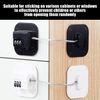 2 Piece Freezer Locks with Code Setting Tool, Lockable Refrigerator Safe, Kitchen Cabinet Child Lock, Window Protection Cabinet Lock, Code Refrigerator Lock (Black, White)