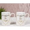 Maddots Mr/Mrs Right Mugs By Lesser & Pavey