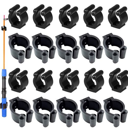 Plastic Billiard Cue Holder Rack Replacement Clip 30 Pieces Wall Mounted Fishing Rod Storage Clips Clips Holder Rack Organiser Billiard Snooker Cue Localization Clip Holder for Pool Cue Racks Set