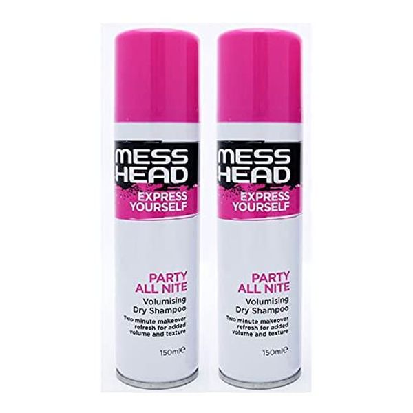 (TWO PACKS) Mess Head Volumising Dry Shampoo 150ml