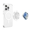 Blue and White Peony Flower Pattern PopSockets PopGrip for MagSafe
