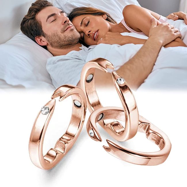 Snoring Prevention Goods, Snoring Prevention, Snoring Reduction, Snoring Improvement, Promotes Nasal Breathing, Sleep Aid, Unisex, Adjustable (Rose Gold)