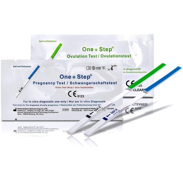 15 x One Step Ovulation/Fertility Tests (20mIU) + 5 x One Step Pregnancy (10mIU) Home Urine Test Strips