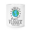 World's Best Vlogger Makeup Brush Pencil Pot