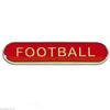 Football Badge ideal for schools (red)
