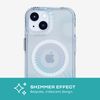 Tech21 Evo Sparkle case for iPhone 16e / 15 - Compatible with MagSafe - Impact Protection Case - Lunar Clear