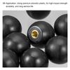 sourcing map 6Pcs Threaded Ball Knobs, M5 Female Thread Thermoset Ball Knob 0.78'' Dia Black Round Operation Ball Handles with Copper Insert for Machine Handle Tool Replacement