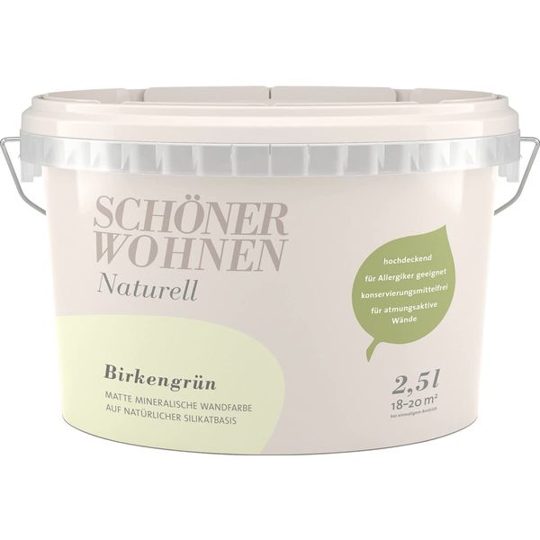 Schöner Wohnen Mineral-Wandfarbe Birkengrün 2,5 l