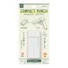 Midori 35545006 Hole Punch, Compact Punch, XS White A