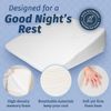 Abco Tech Bed Wedge Pillow, Memory Foam, Neck & Back Pain Relief, 7in, Washable
