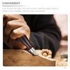 Angoily 6 Pieces File Identifier Tool Portafilter Handle Needle File File File Handle Rustproof Attachment Scrape Wood Replace