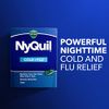Vicks Nyquil Cold and Flu Nighttime Relief Liquid Capsules, 16 Count