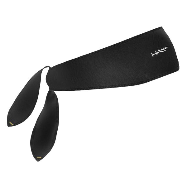 Halo I Superwide Tie-Style Headband (Black)
